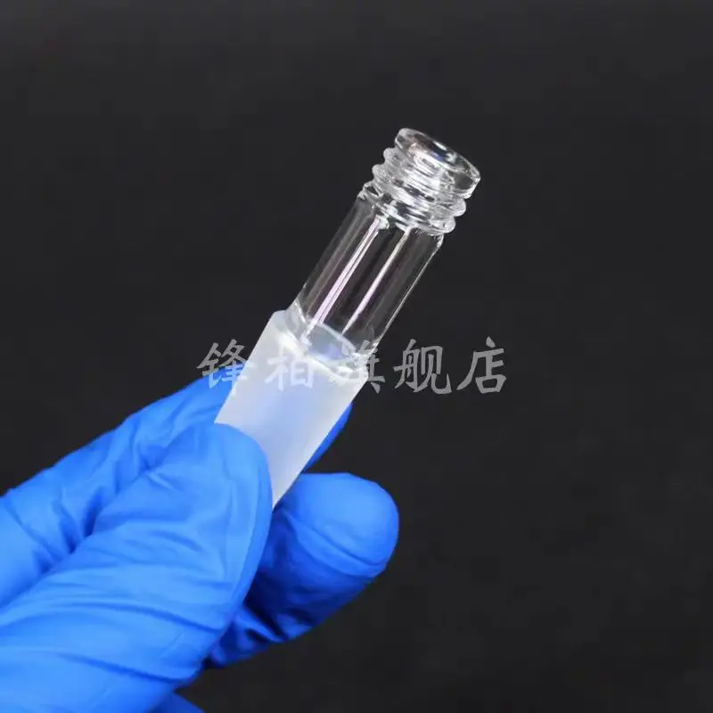 1PC Laboratory spiral thermometer sleeve glass grinding sleeve 14 19 24 29 35 # grinding plug standard hole hollow plug