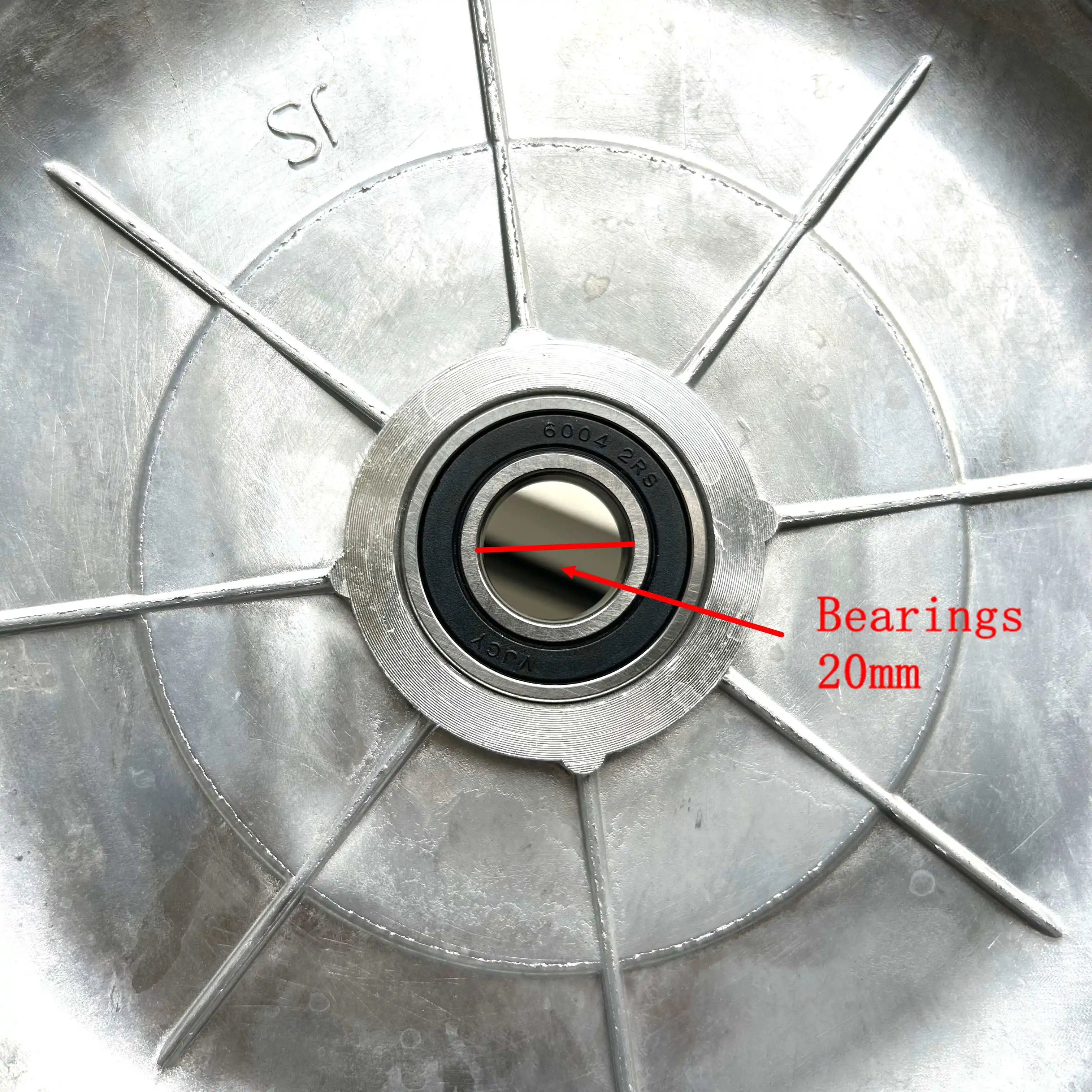1000W 1500W 2000W MTB Hub Motor Disc Brake Cover Gearless Hub Direct Drive Engine Back Cover Case Alloy Material