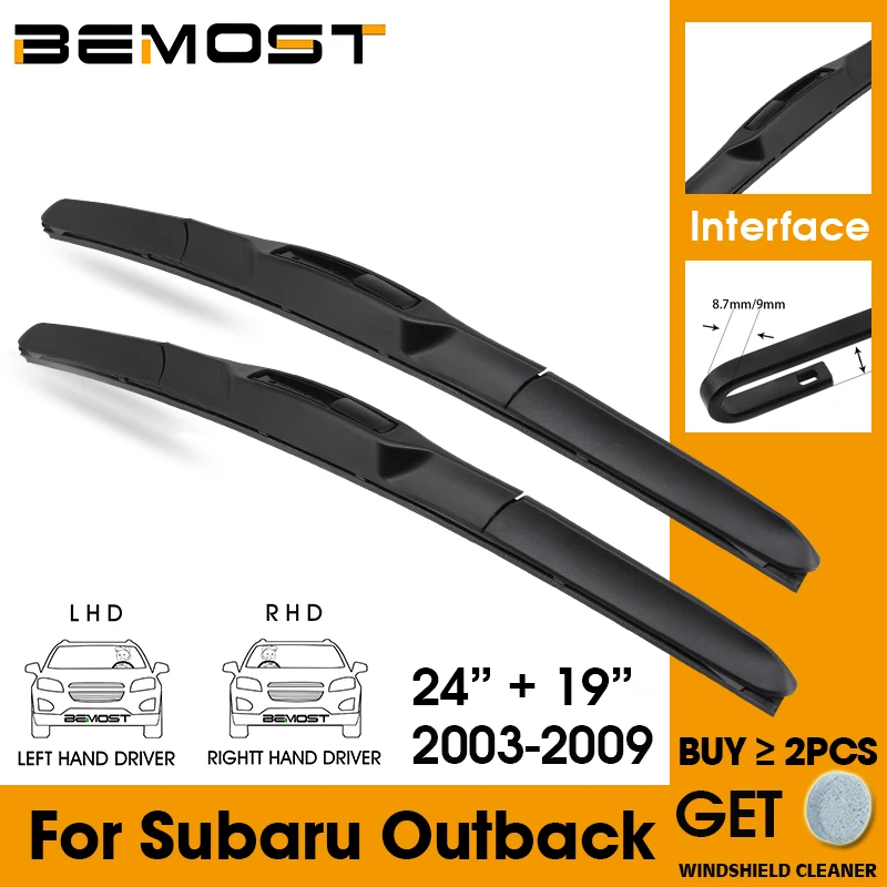 Car Wiper Blade Front Window Windshield Rubber Silicon Refill Wipers For Subaru Outback 2003-2009 24