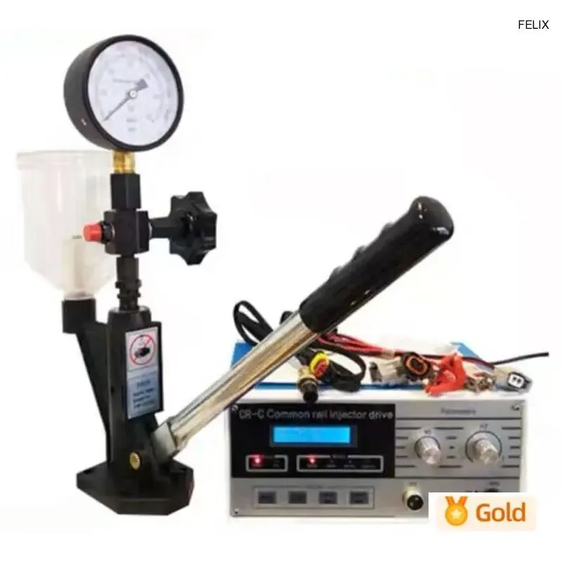 جديد CR-C متعدد الوظائف الديزل حاقن قضيبي مشترك تستر + S60H فوهة المصد ، حاقن قضيبي مشترك أداة اختبار مجموعة #5
