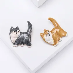 Dog Animal Enamel Pins Metal Dog Pet Corgi Brooches Best Friend Backpack Lapel Badges Clothing Party Daily Accesories Jewelry