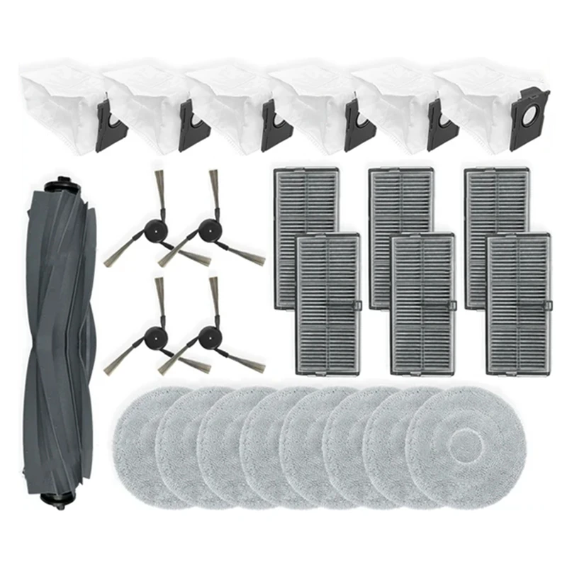 Dreame l40 ultra用ロボット掃除機,メインブラシ,Hepaフィルター,モップクロス,ダストバッグ,交換部品,アクセサリー