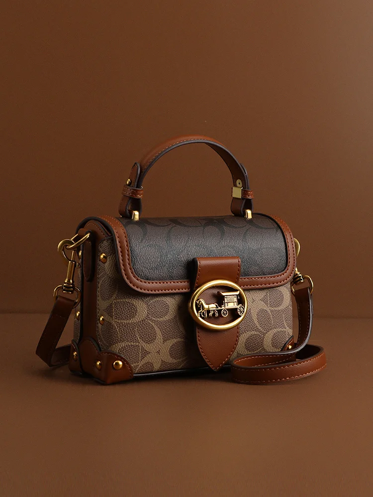 디자이너 스타일 가방 - 202개의 베스트셀러 고품질 가방 - 클래식 크로스바디 숄더백 - 레트로 럭셔리 박스 디자인 핸드백