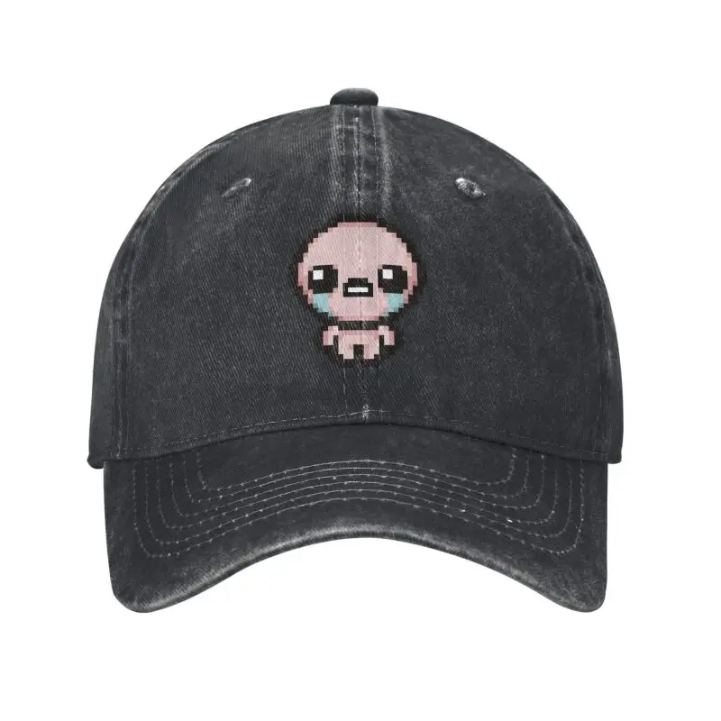 Custom The Binding Of Isaac Pixel Baseball Cap for Men Women Cotton Adjustable Dad Hat Summer Outdoor Snapback Caps