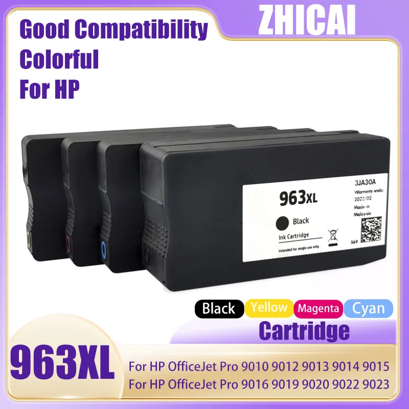 Compatible for HP963 HP 963XL 963 ink cartridge for HP OfficeJet Pro 9010 9012 9013 9014 9015 9016 9019 9020 9022 9023