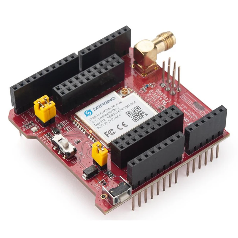 Imagem -02 - Escudo Dragino Lorawan Openwan V1.0.3 Protocolo Lorawan Lora de Código Aberto Lora Original La66