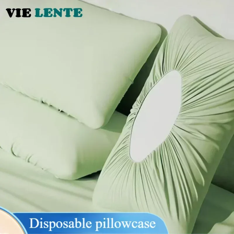 2pcs Disposable Pillowcase Set, Dirt-Proof & Breathable, Universal Fit for Hotel, Beauty Salon, Travel - No Pillow Core Included