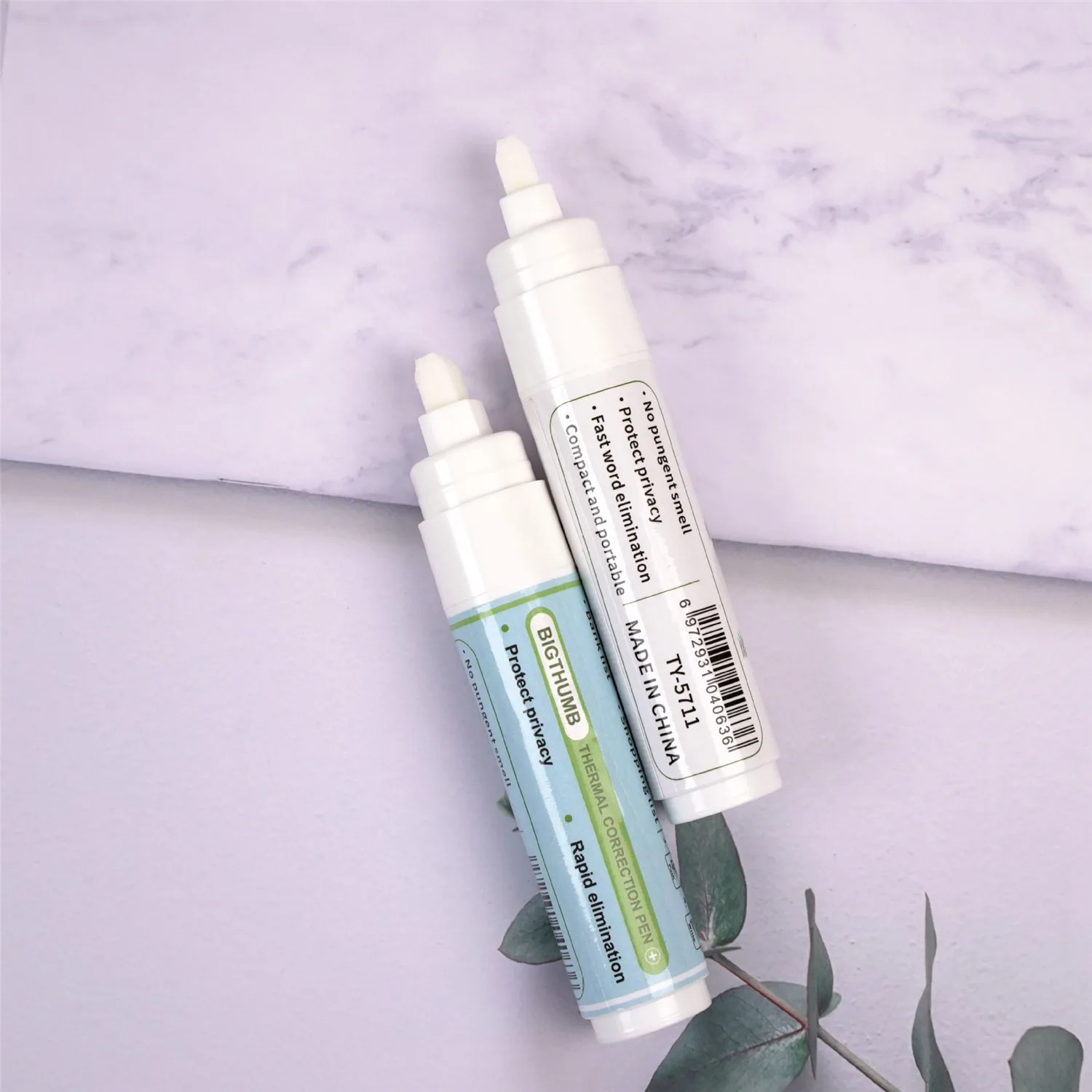 

Thermal Paper Correction White Out Liquid Pen Parcel Express Tool for Thermal Label Shopping Bill Data Eraser Privacy Protection