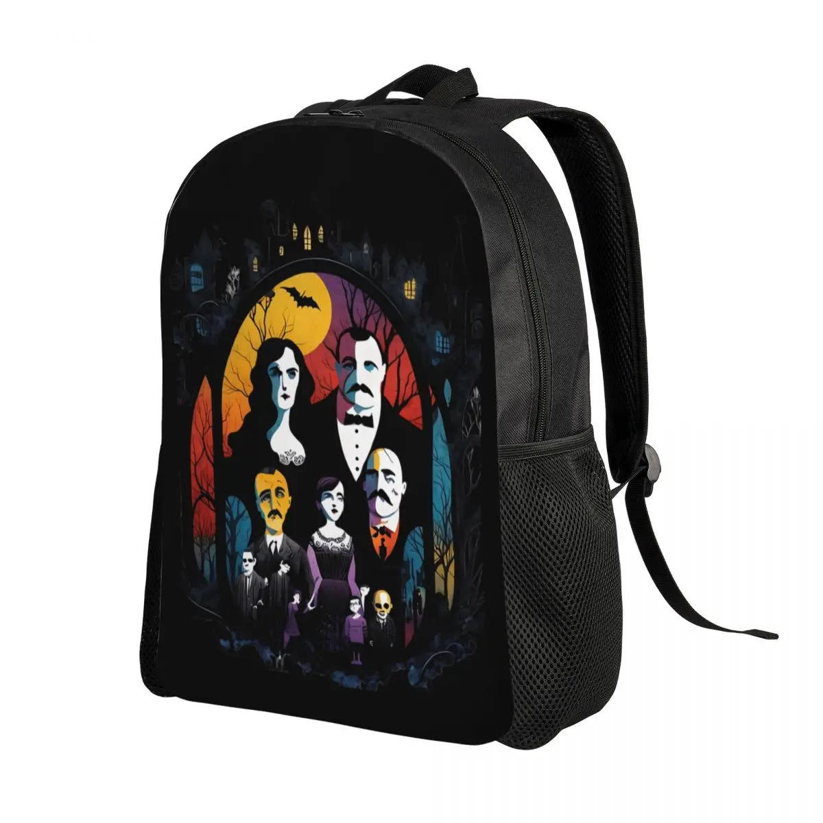 Wednesday Addams And Family Backpacks for Men Women Water Resistant College School Bag Printing Bookbags