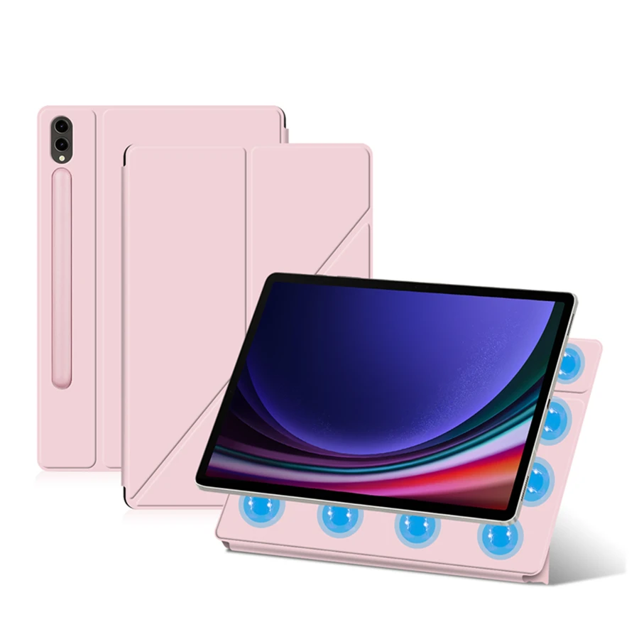 Magnetische Hülle für Samsung Galaxy Tab S9 S10 FE S7 S8 Plus S9FE S7FE S9+ S8+ S8 S9 S10 Ultra Talbet Stand Smart Shell Cover Cases – Detail 19