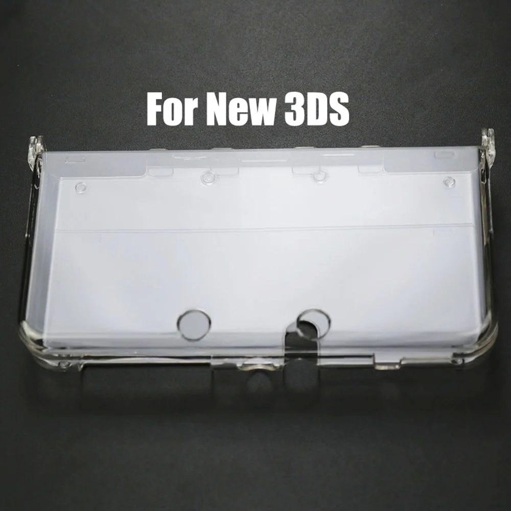 1 шт. прозрачный кристаллический чехол для 2DS 3DS XL LL, новый 3DS XL NDSL NDSI XL PSP GO PSV 1000 2000 3000, защитный чехол для GBA SP