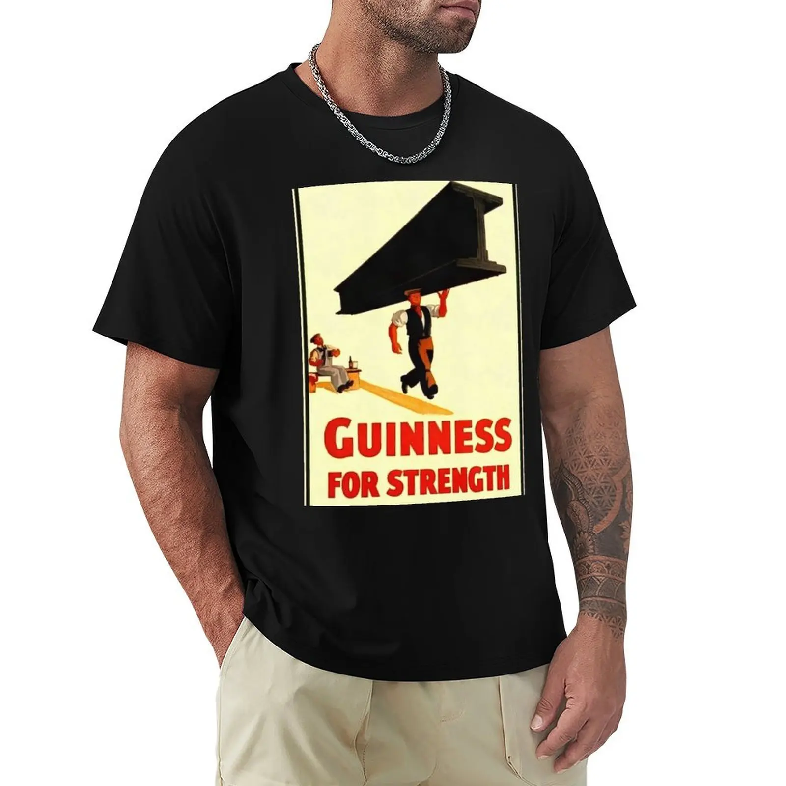 

Guinness for Strength T-Shirt anime clothes vintage t shirts designer t shirt men