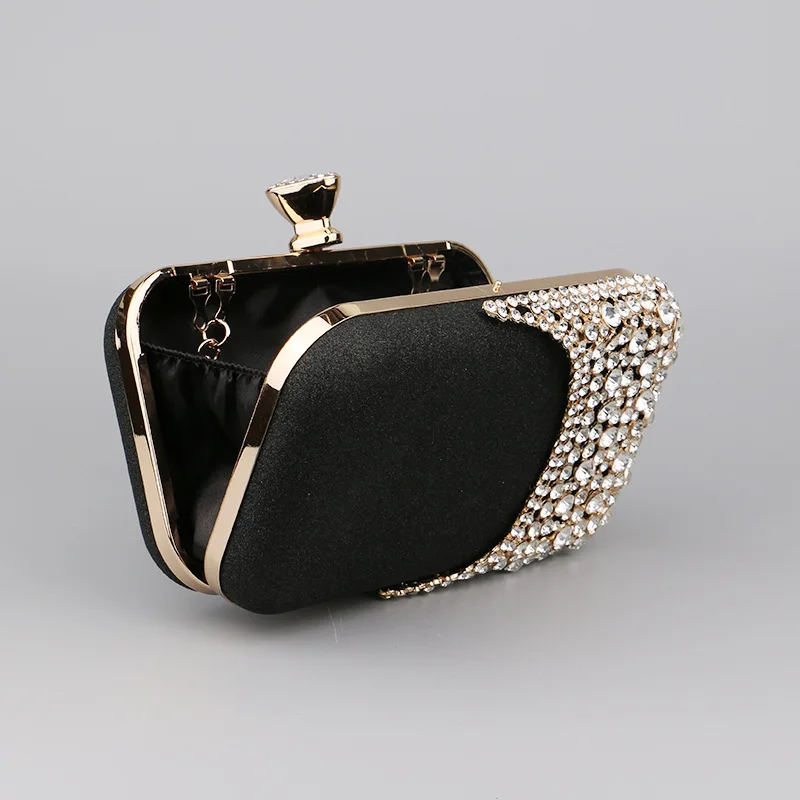 2023 Diamond Women Luxury Clutch Evening Bag Wedding Crystal Ladies Cell Phone Pocket Purse portafoglio femminile per regalo di qualità per feste