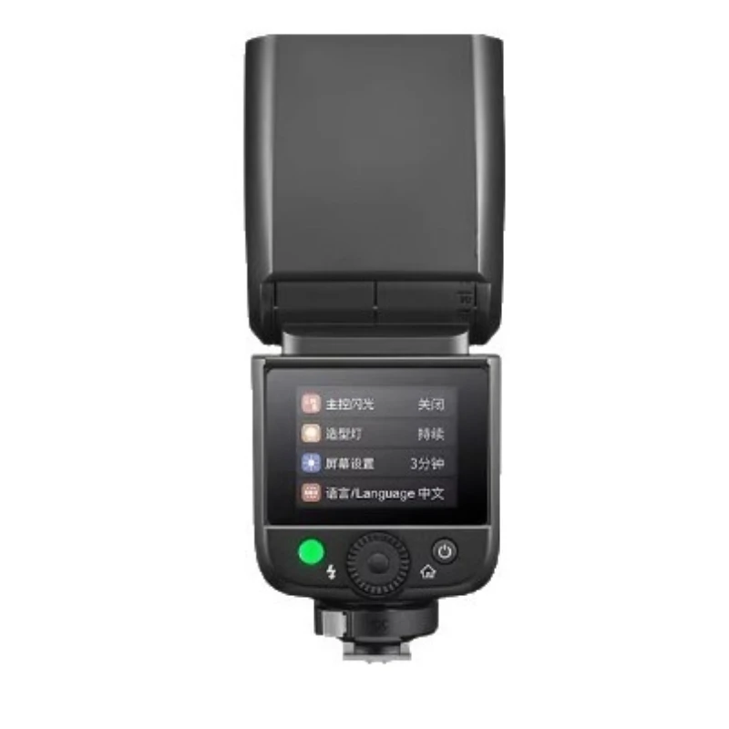 V480 câmera flash médio mini topo sapata medição automática de alta velocidade fotografia síncrona luz ao ar livre