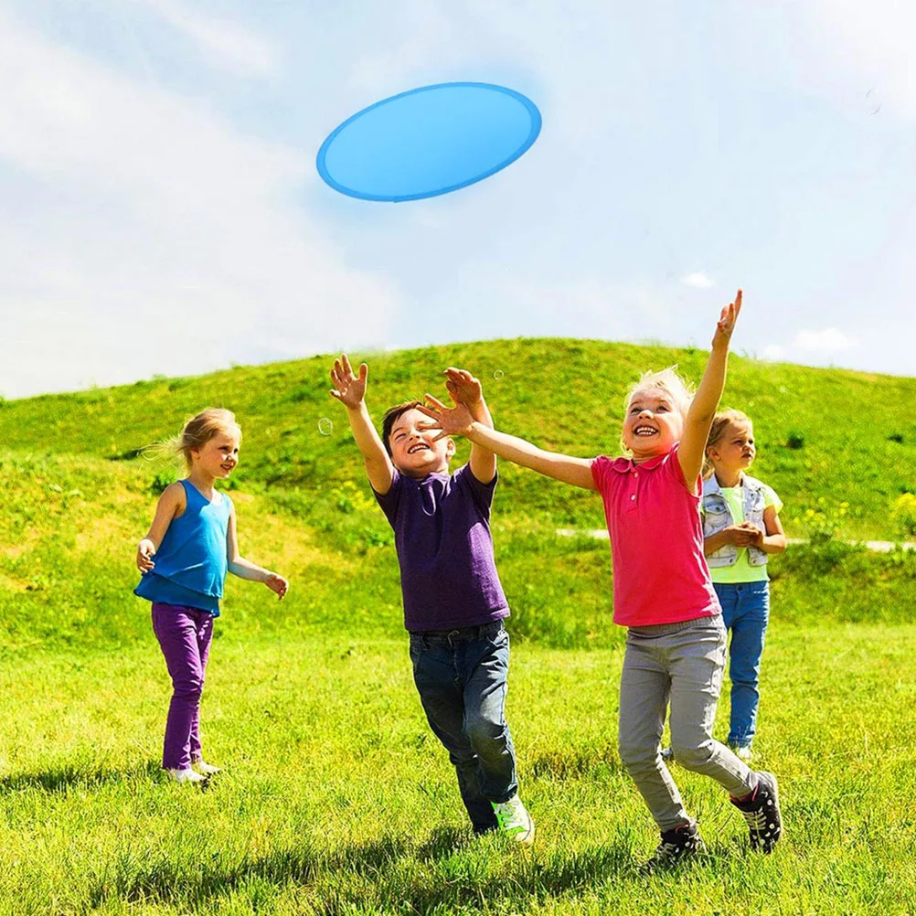 15pcs Polyester Flying Disc Child Outdoor Lightweight Foldable Flying Discs For Camping Picnic Park Activities