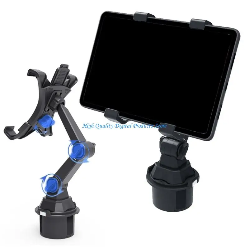 

U2JE ABS Material Water Cup Holder Brackets For Pad And Smartphone In Car Rotatable