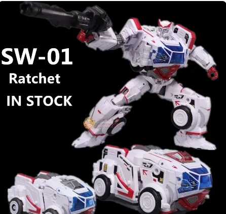 NEW Transformation SW-01 Ratchet K82 Enlarged Alloy Version SW01 The Movie Series Action Figure IN STOCK