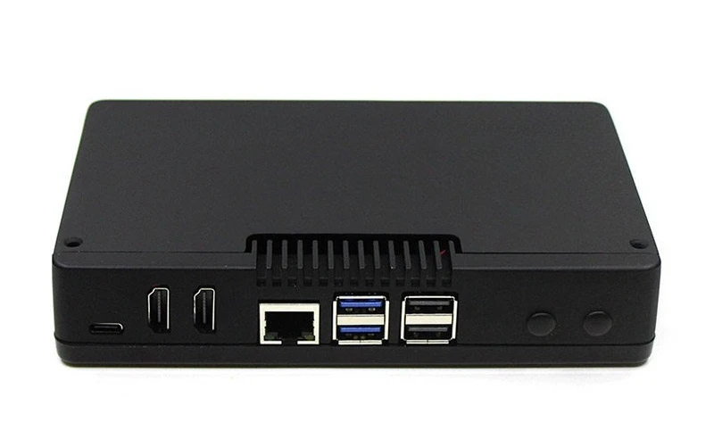 Suitable for Raspberry Pi 5 Aluminum Alloy Argon One V5 Housing Passive Radiator PWM Fan Connected to Zigbee Module