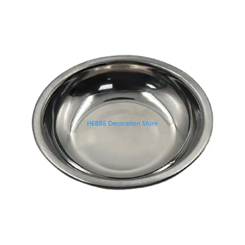 B0KC 2Pcs Stainless Steel Weighing Dishes Electronic Scale Tray for Jewelry and Herbs