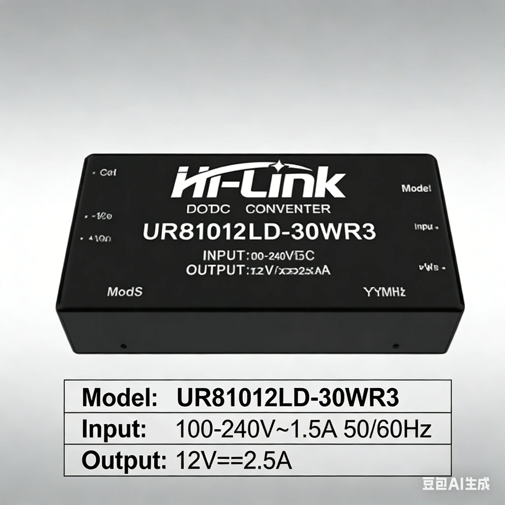 Free Ship Hi-Link DCDC Switching Power Supply Module 30W 110V to 12V 2.5A URB1D12LD-30WR3 Step Down Isolated Converter for BMS