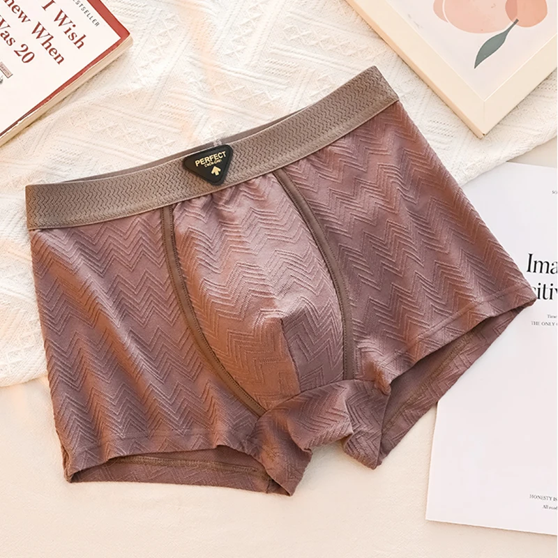 1 PCS/Pack Shorts Cotton Men's Underwear New 10A Antibacterial BoxerShorts Loose Comfortable Men's Quadrangle Underpants