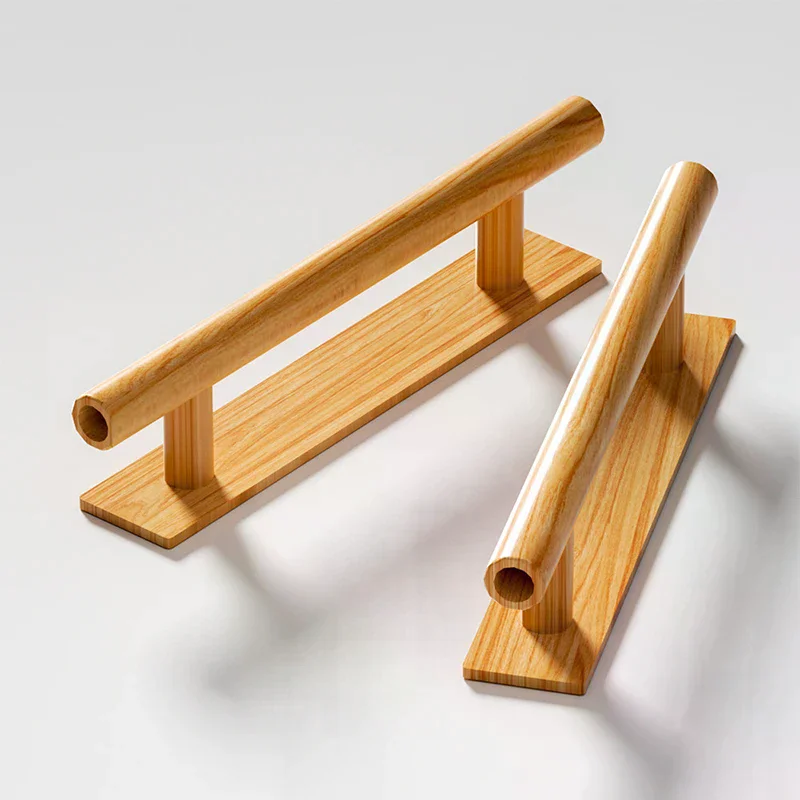 2Pcs ABS Self-Adhesive Door Handle Punch-Free Knob, Wardrobe Cabinet Drawer Cupboard Furniture Hardware