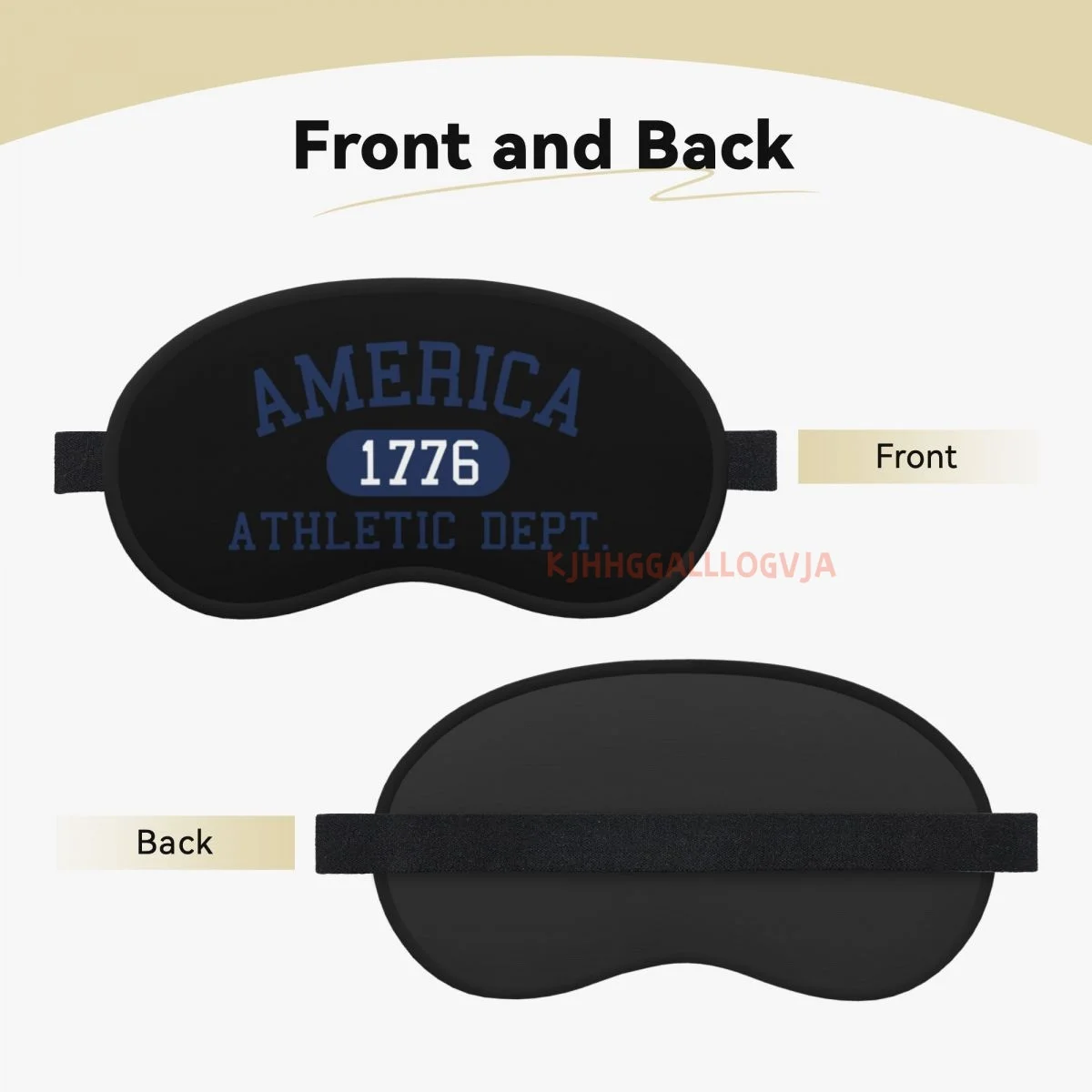 America 1776 Athletic Dept Letter 1pc Sleeping Mask Eyepatch Eye Cover For Travel Relax Sleeping Aid Eye Patch Shading Eye Mask