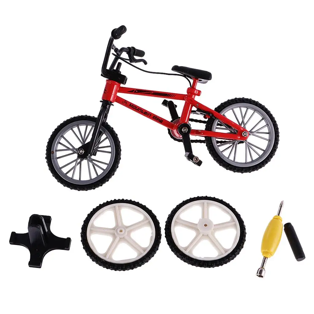 Home Ornament Simulation Bicycle Model Alloy Miniature Bike 1 24 Scale for Park Garden Scenery Building