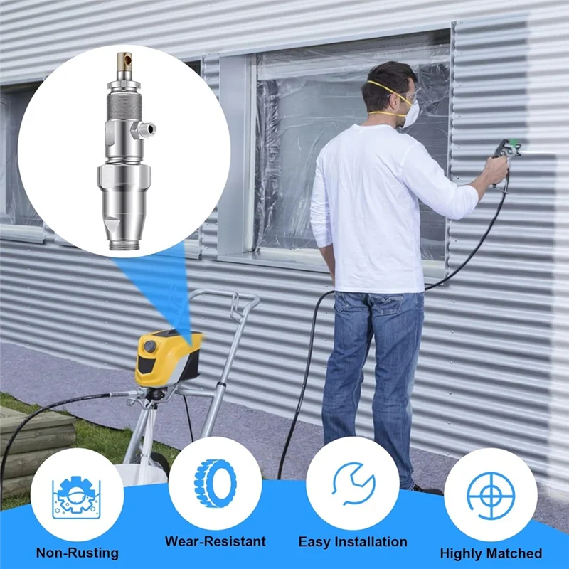 Bomba de substituição de pistola ABJN 246428 Pulverizador de tinta mal ventilado modelos compatíveis 390 395 490 495 595, acessórios de reparo incluídos