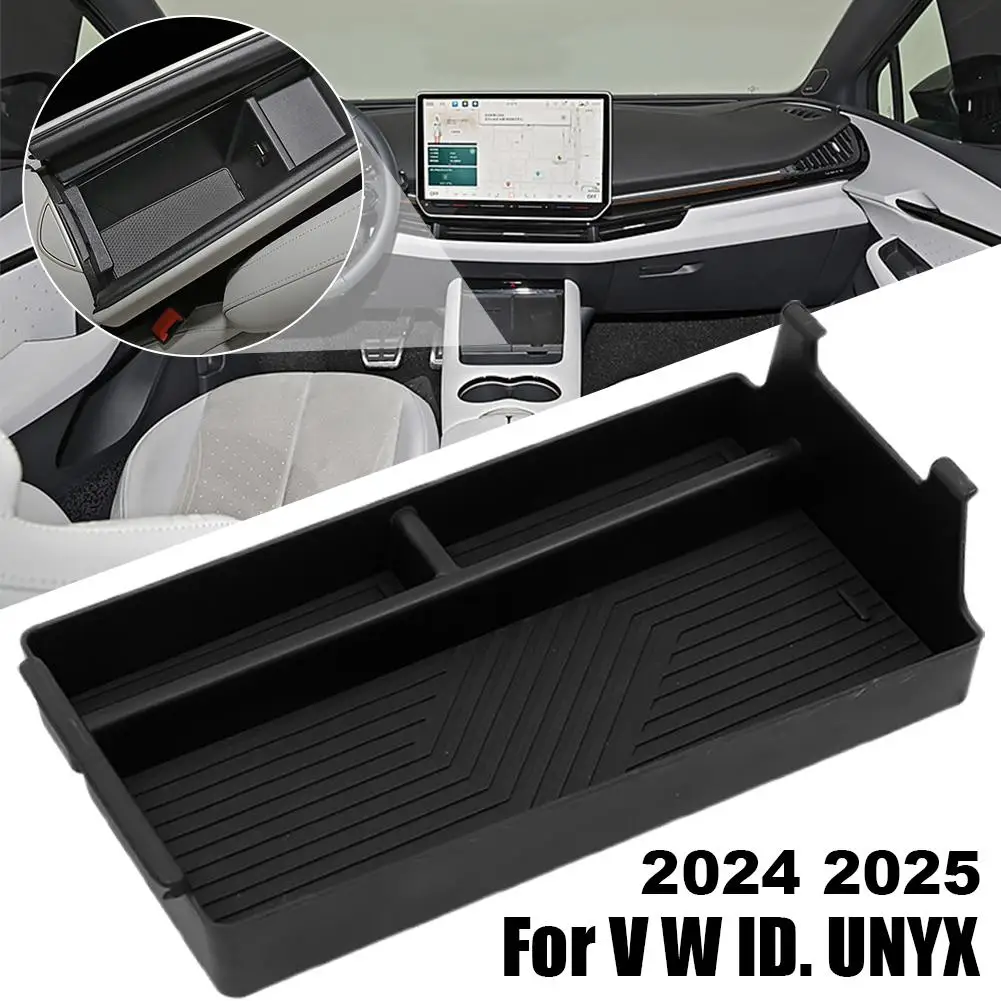 Picture 3: For Volkswagen ID.UNYX Central Control Center Car Box Storage Interior Phone Auto Tray 24-25 Armrest Box Interlayer Accesso M6H8