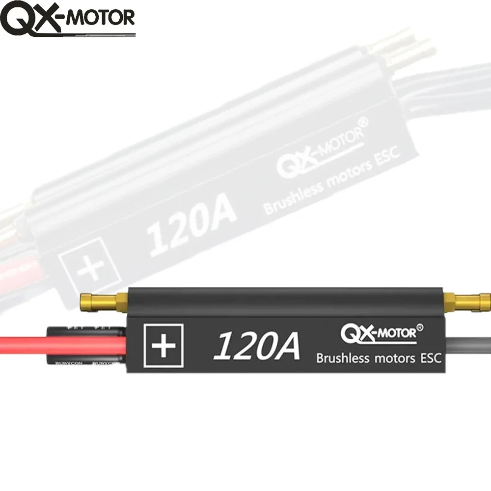 QX-motor مقاوم للماء بدون فرش ESC 2-6S 50A 120A سرعة تحكم ل RC قارب السفينة مع نظام تبريد المياه BEC 5.5 فولت/5A