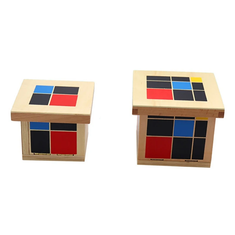 Early Learning Educational Toys Wooden Trinomial Square For Toddlers Preschool Training Learning Toys Great Gift