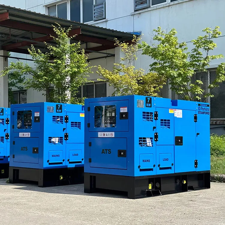 Manufacturer AC Single Phase 7Kw-100Kw Silent Diesel Generator Set With ATS 7Kw 8kw 9kw Soundproof Silent Genset