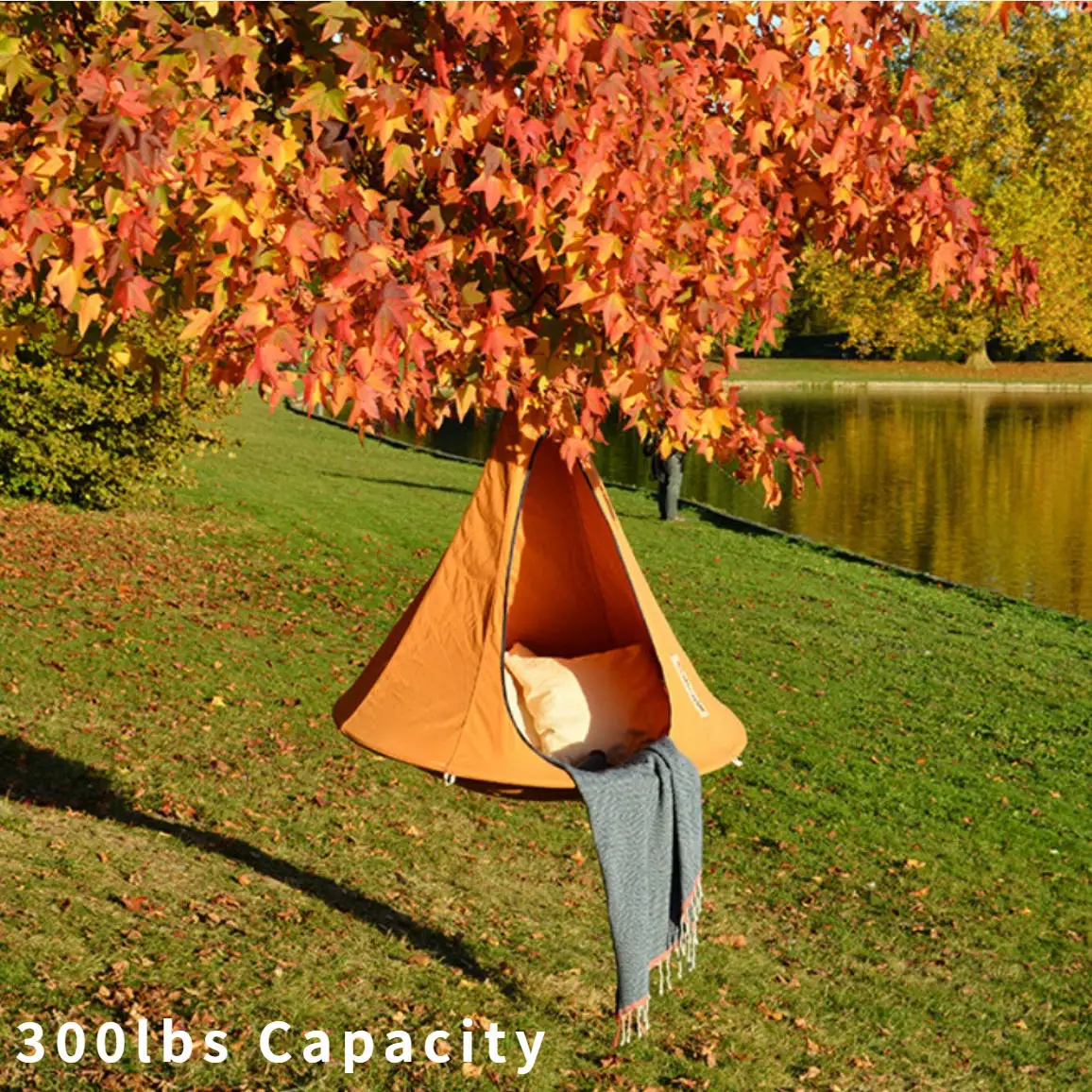 

Aerial Tent Butterfly Hammock Chair Portable Lazy Hanging Seat for Homestay and Backyard, Unique Circular Outdoor Swing Design