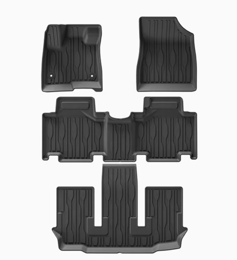 KQXAll Weather TPE Floor Mats for BYD M6 2024-2025 Odorless Anti-Slip Floor Liners Car Interior Guard Accessories