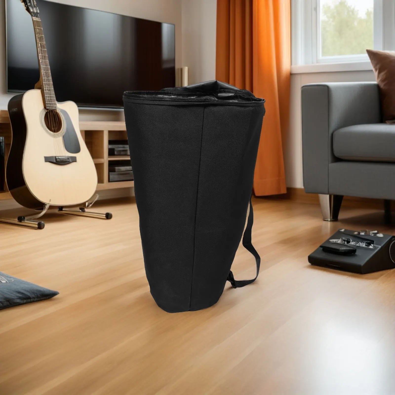 

Большая сумка-рюкзак для африканского барабана, двухслойная, водонепроницаемая, из ткани Оксфорд, 12 дюймов, для джембе, для хранения барабанов, для выступлений на открытом воздухе