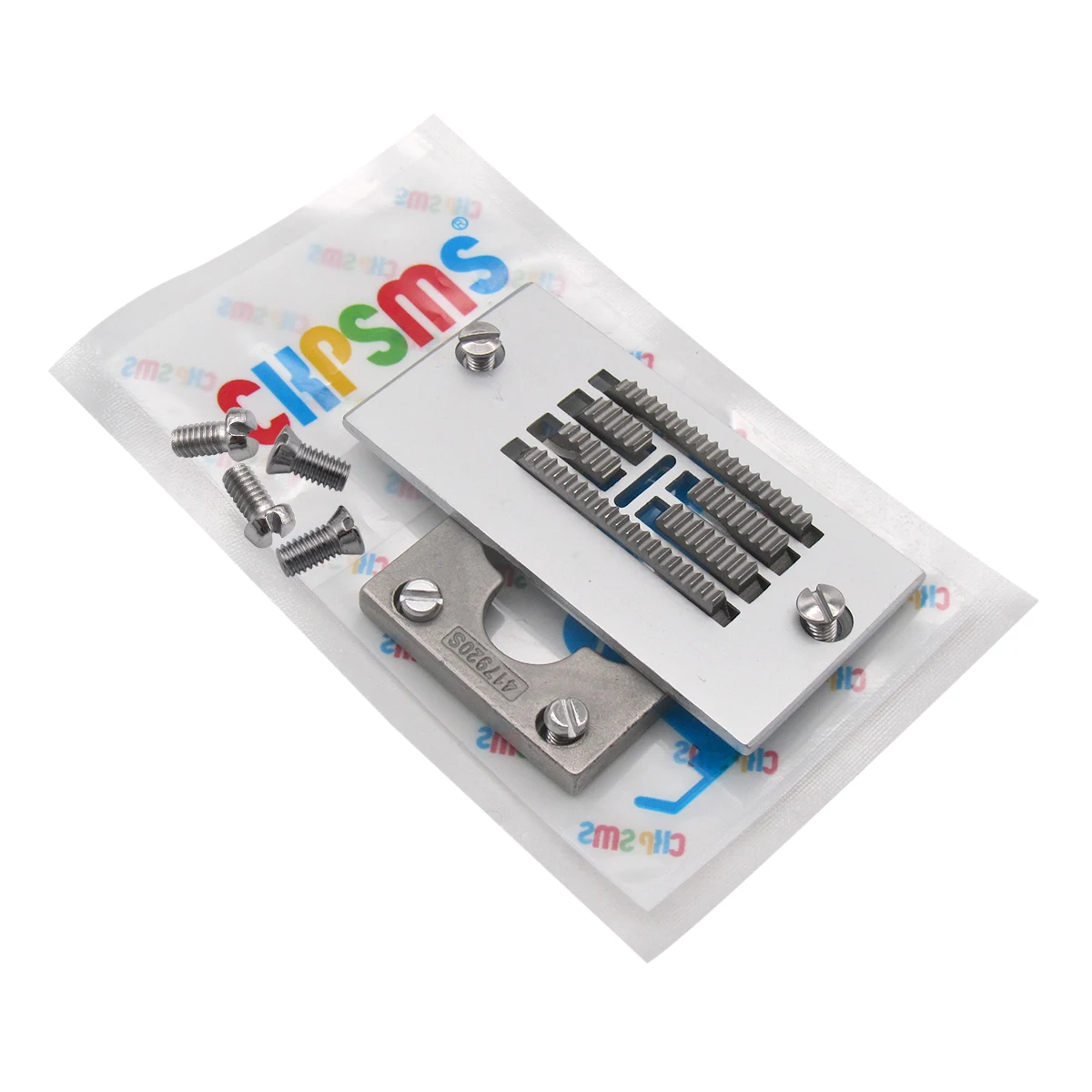 1 SET Needle Plate & Feed Dog & Screw # #282188+417920 FIT FOR SINGER 107W 457G 457U Zig-Zag Sewing Machine