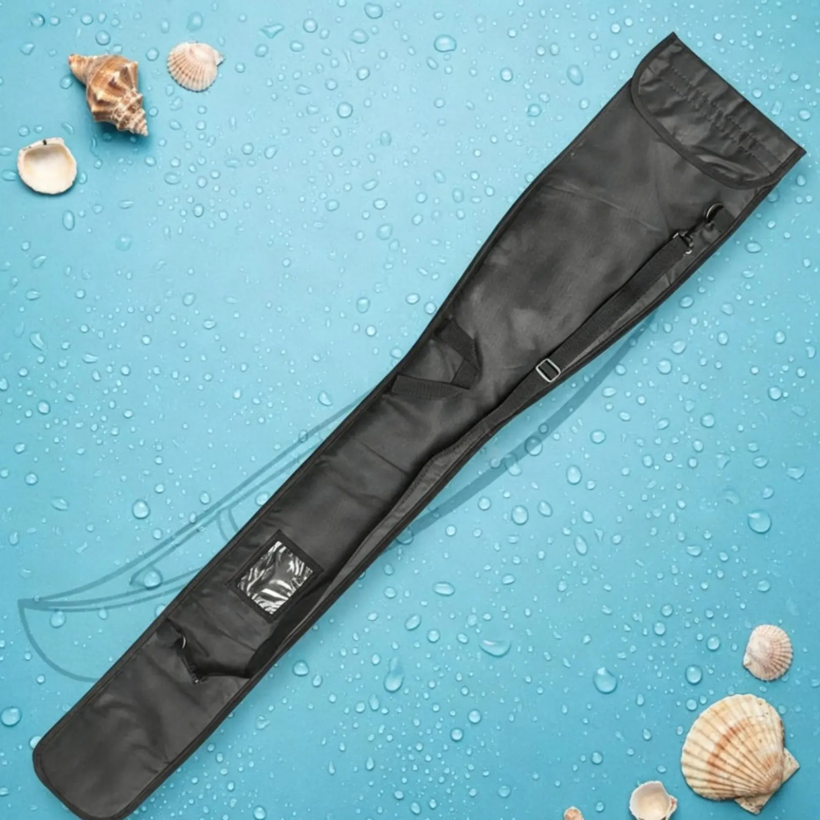 

Сумка для весла для каяка с водонепроницаемым внутренним покрытием, сумка для хранения весла для каяка, регулируемый плечевой ремень, быстросохнущая.