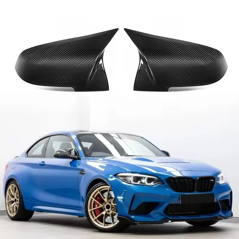 Dry Carbon Fiber Side Rearview Mirror Covers for BMW 1 2 3 4 Series F20 F21 F22 F23 F30 F31 F32 F33 ,Ture Factory Fitment