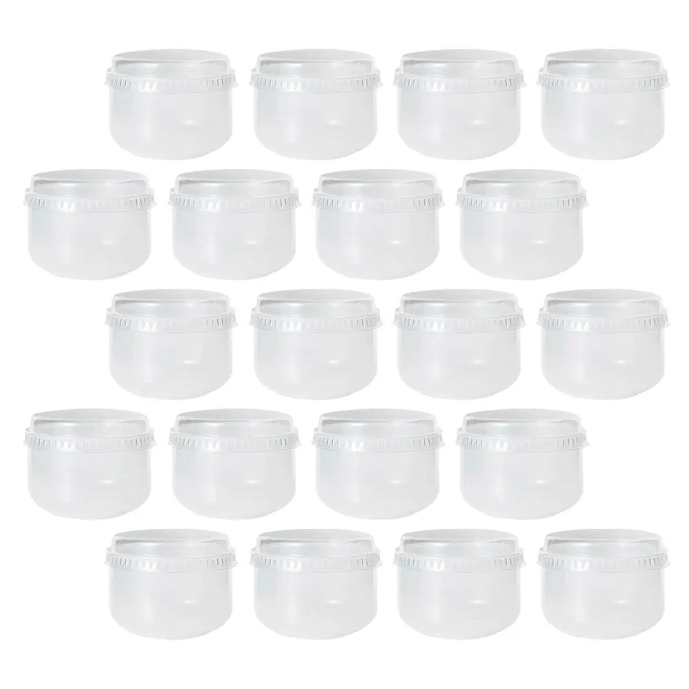 

20 Pcs Yogurt Bottle Jelly Cup Dessert Caramel Transparent Pp Pudding Accessory