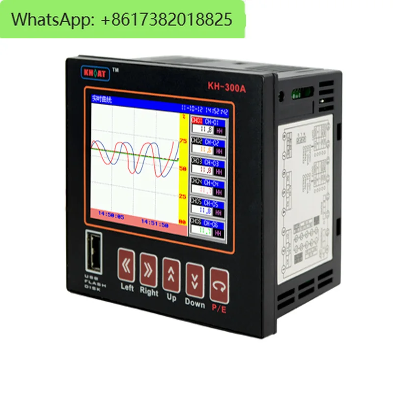 Multi-channel universal input color paperless recorder temperature paperless chart recorder paperless recorder