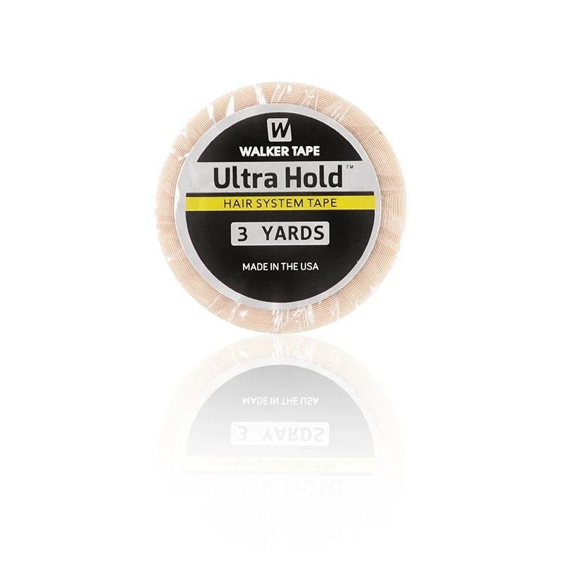 

0.8cm *3Yards/Roll Hair System Tape Double Side Walker Tape Ultra Hold Hair Extension Tapes For Lace Closure Lace Front Wig Glue