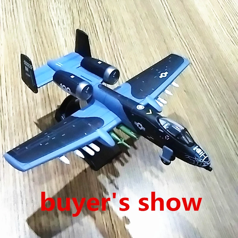 1:72 Kreative Militär Serie Bausteine Neue A-10 Thunderbolt II Unterstützung Angriff Flugzeug Modell Spielzeug Für Kinder Weihnachten Geschenk