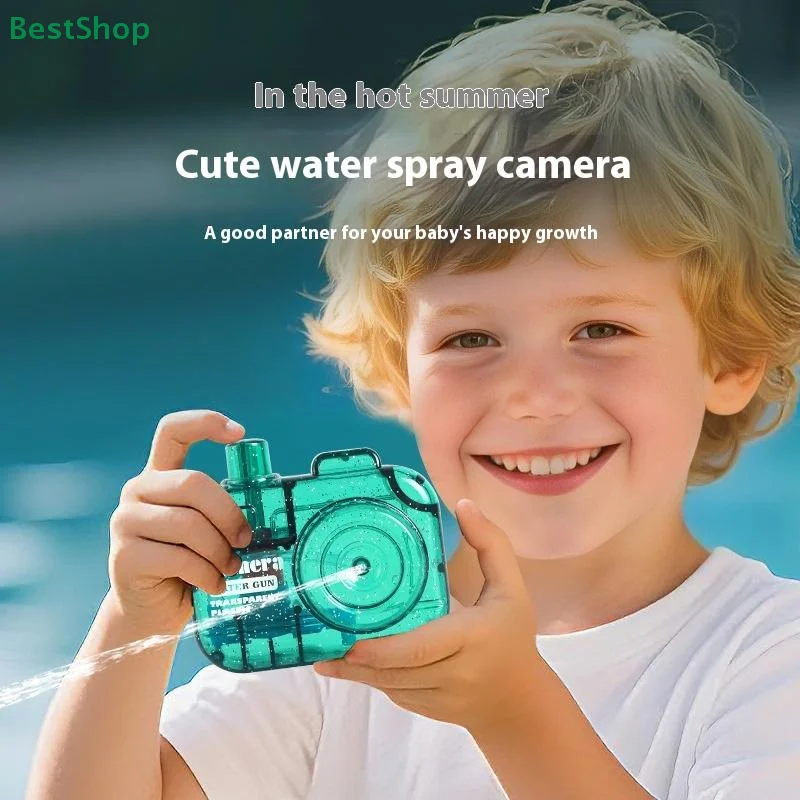 ★ ★ ★ Giocattoli per fotocamera Pistola ad acqua per cartoni animati Gioco all'aperto Giocattoli estivi Giocattoli per feste sportive Regali