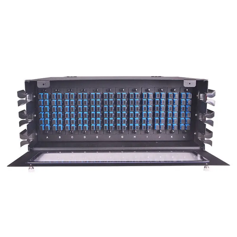 High Quality FTTH 6/12/24/48 Port Fiber Patch Panel LC Type ODF Patch Panel