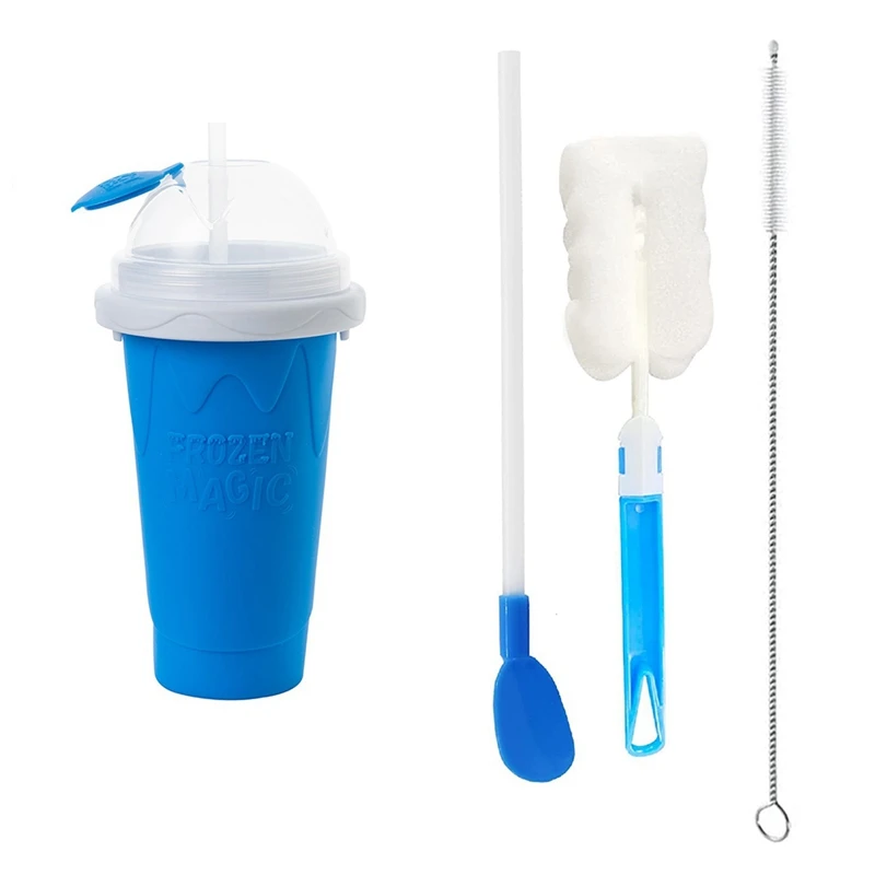 1 Piece Slushie Maker Cup Is Cool Stuff Things Smoothie Cups With Lids And Straws,