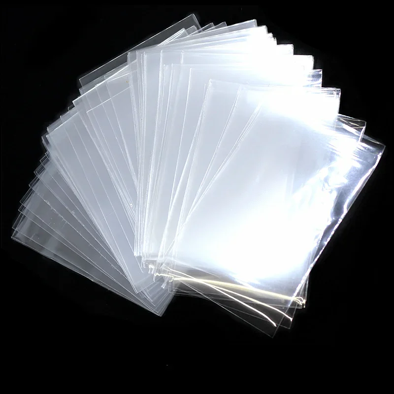 100Pcs 6.6cm 6cm X 9Cm Matte Cards Sleeve Cards Protector For Card Cover Transparent Card Holder