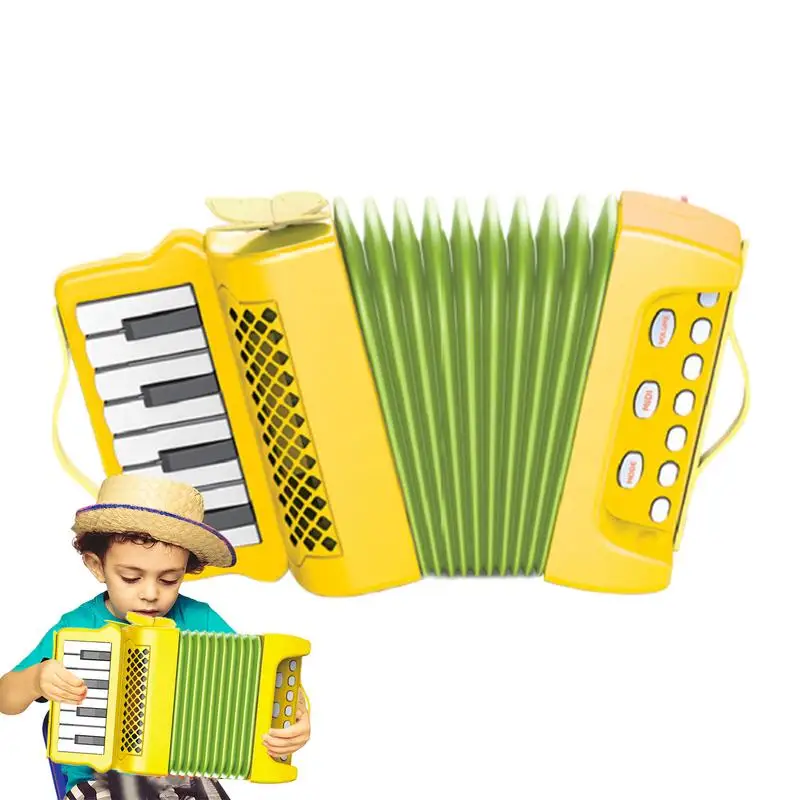 Mini Accordion Cartoon Mini Accordion Instrument Toy Accordion Instrument For Kids Mini Accordion Instrument Toy Kids Accordion