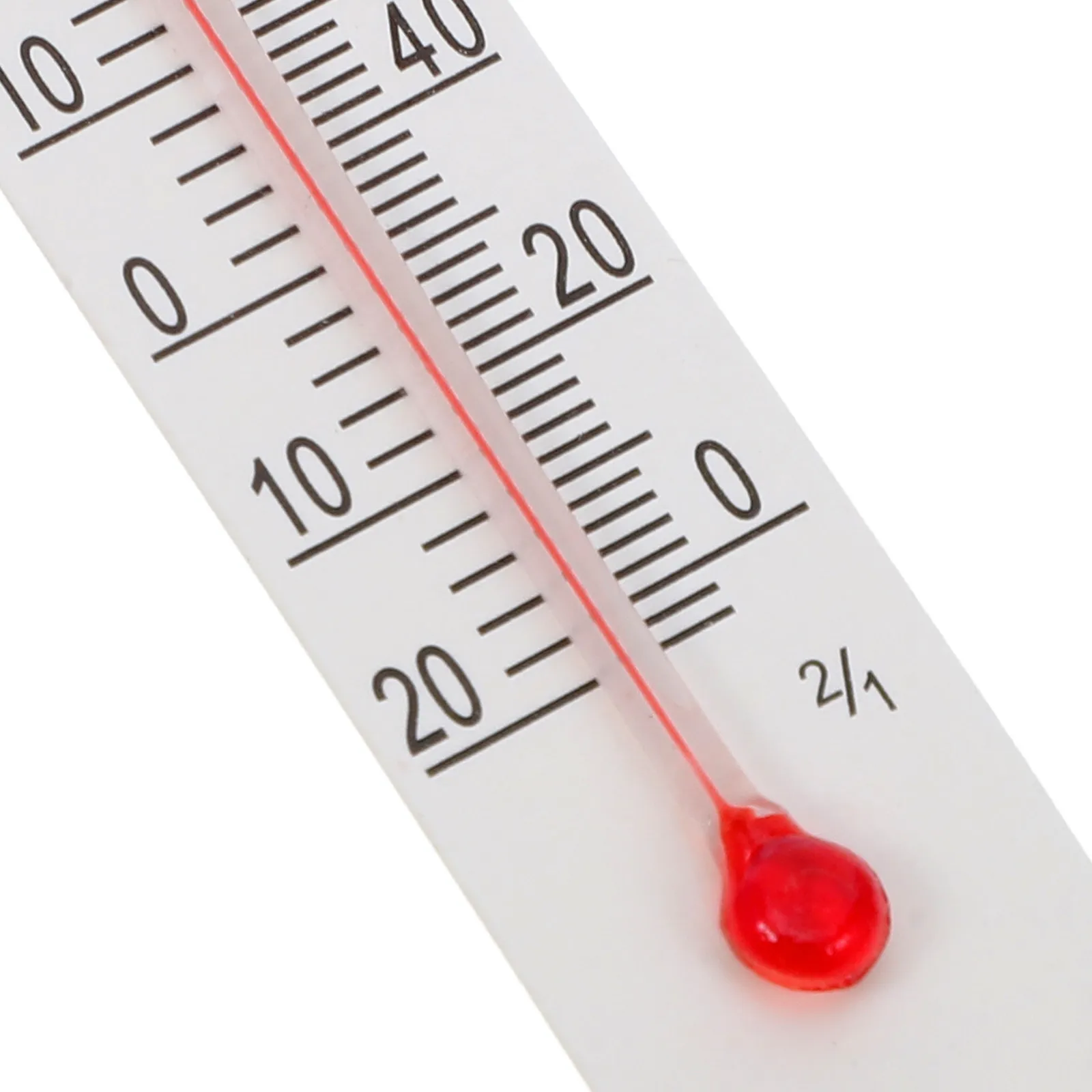 30Pcs Small Glass Thermometer with Red Liquid Dual Scale Cardboard Thermometer for Indoor Outdoor Greenhouse Science Class Craft - view 5