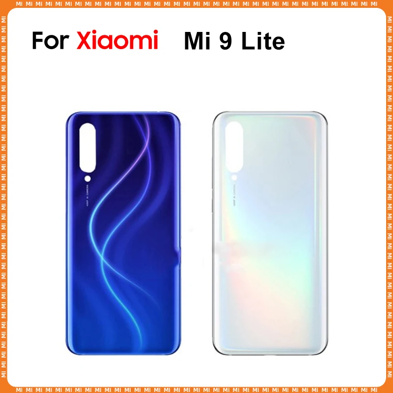 

Новинка для Xiaomi Mi 9 Lite CC9 задняя крышка батарейного отсека задняя крышка Mi A3 CC9E задняя 3D стеклянная панель Корпус сменный клей